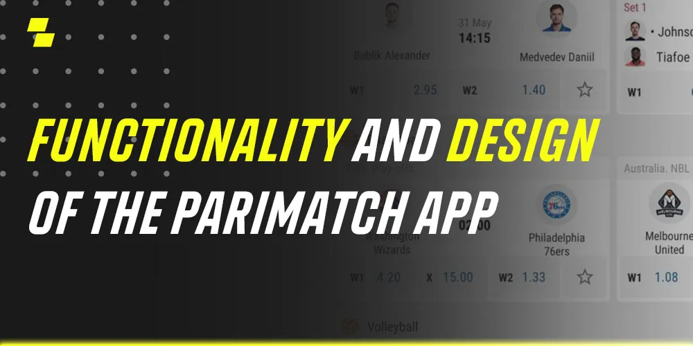 Parimatch is a mobile application that provides data on users' profiles.