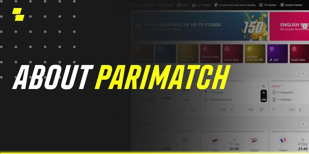Parimatch is a popular bookmaker site that offers service for players in India now.