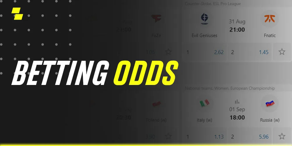 Parimatch odds are determined by the opinions of other players.